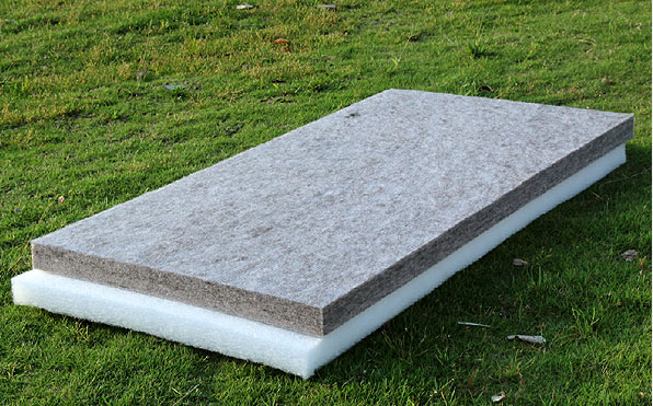 吸音率高，隔音性能好，5cm厚產(chǎn)品的檢測(cè)結(jié)果為NRC(綜合降躁系數(shù))：0.75